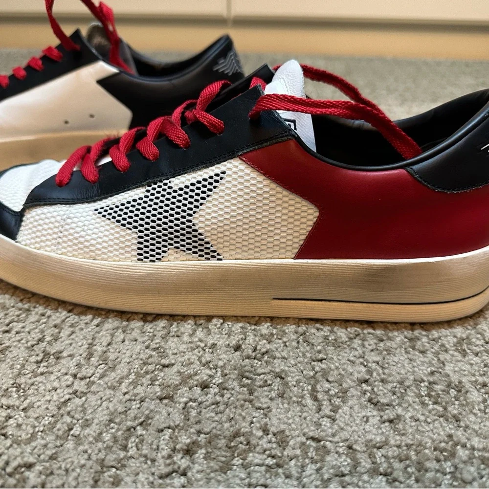 Golden Goose Stardan - Size 44 - excellent condition Black, Red & White Sneakers - Picture 8 of 11